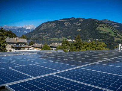 Photovoltaik von Freizeitzentrum Zell am See
