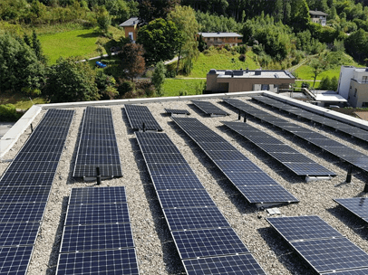 Photovoltaik von Tauernklinikum