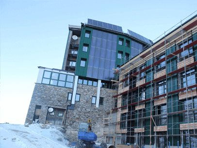 Photovoltaik Berghotel Rudolfshütte